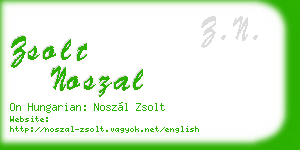 zsolt noszal business card